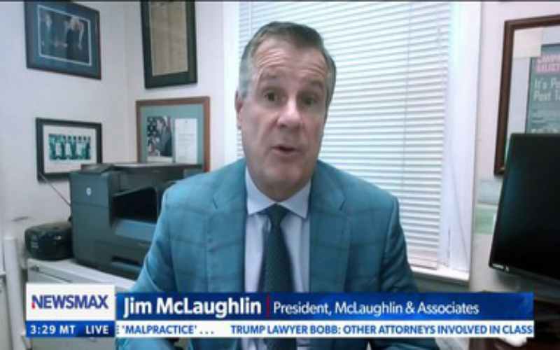  McLaughlin to Newsmax: Major Pollsters ‘Trying to Drive Down Republican Support’