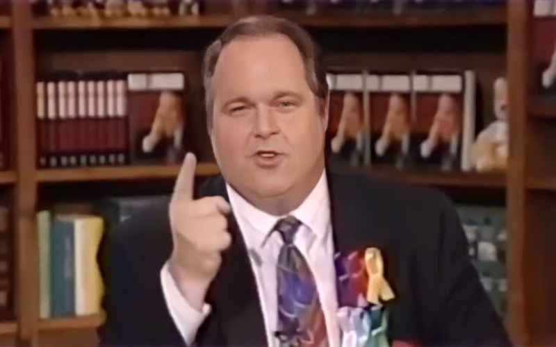  Rush Limbaugh Mocks ‘Virtue-Signaling’ Before It’s Even Named in Classic Video Clip