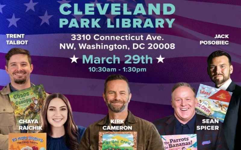 KIRK CAMERON AND A LINEUP OF BRAVE BOOKS AUTHORS HOST A D.C. LIBRARY EVENT