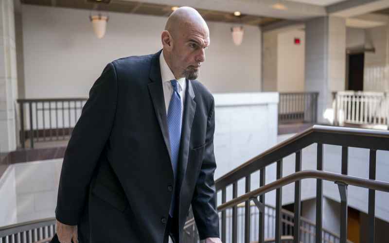 SEN. JOHN FETTERMAN IS BACK AFTER STAY AT WALTER REED