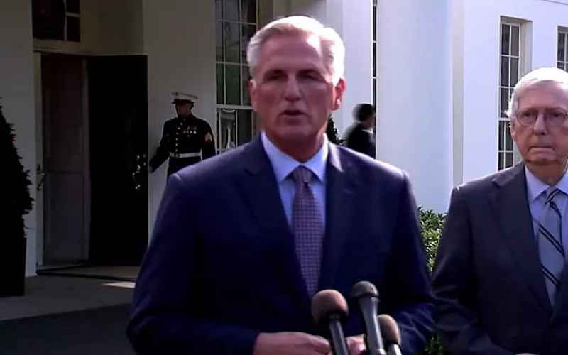  NO ‘NEW MOVEMENT’ ON DEBT CEILING NEGOTIATIONS AS MCCARTHY AND BIDEN MEET AT WHITE HOUSE