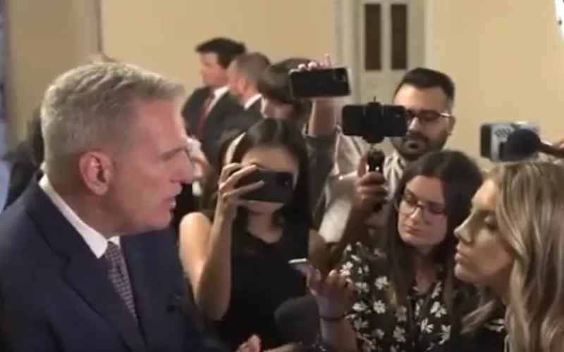  KEVIN MCCARTHY ABSOLUTELY DECIMATES A CNN REPORTER OVER THE NETWORK’S HYPOCRISY