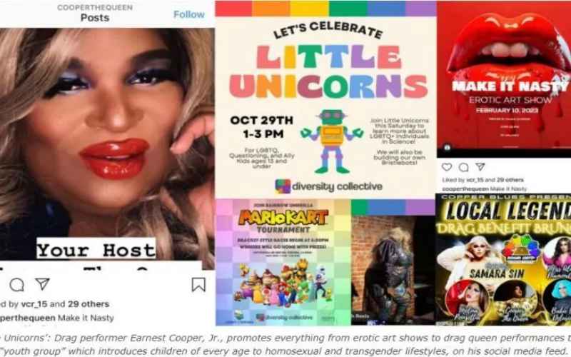  ANOTHER DRAG QUEEN EVENT FOR KIDS, THIS TIME AT BIOTECH COMPANY AMGEN