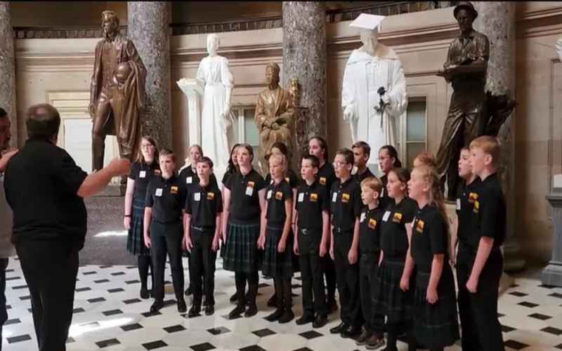  MCCARTHY BACKS CHILDREN’S CHOIR SILENCED AT THE CAPITOL, POLICE APOLOGY CITES ‘MISCOMMUNICATION’