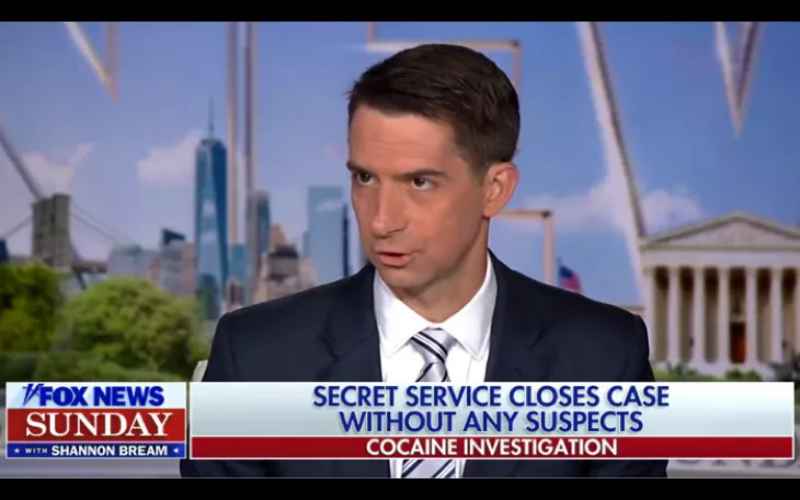  SEN. TOM COTTON IS NOT IMPRESSED WITH THE SECRET SERVICE AND THEIR HANDLING OF COCAINEGATE