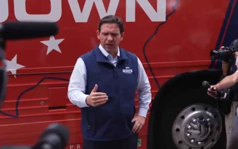 RON DESANTIS SLAMS ADVERSARIAL REPORTER OVER SLAVERY CURRICULUM CONTROVERSY