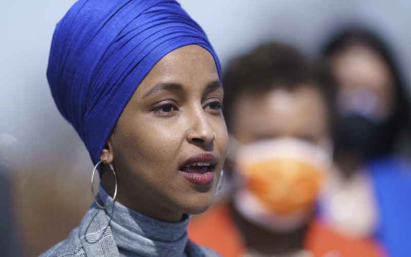 HINGS GET WEIRD WHEN REPORTER CONFRONTS ILHAN OMAR ON REPEATED CALLS FOR ‘CEASEFIRE’
