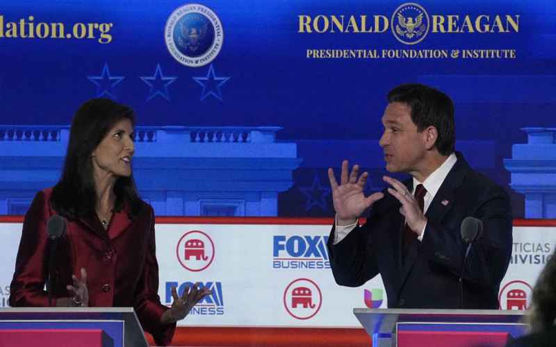  WHILE ALL EYES ARE ON ISRAEL, HALEY AND DESANTIS DEAD EVEN, TRUMP STILL RUNNING AWAY FROM GOP FIELD