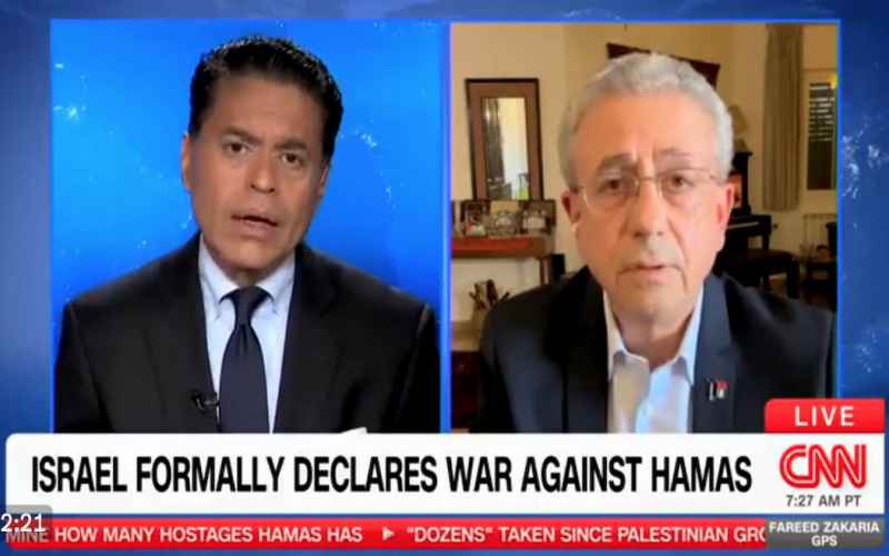 CNN HOSTS HAMAS PROPAGANDIST, AIRS HIS DERANGED CLAIMS ABOUT ISRAELI TARGETS