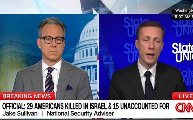  The Two Jakes: Tapper Hammers Sullivan, Says Hamas Hostages Don’t Seem to Be ‘Priority at All Right Now’