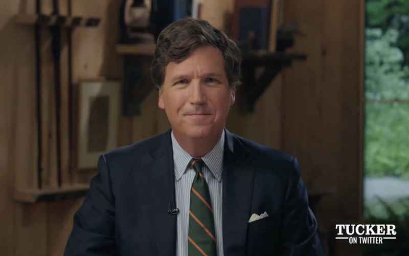  TUCKER CARLSON RELEASES FIERY PROMO FOR HIS NEW NETWORK