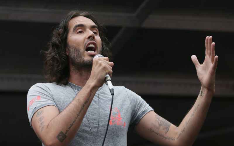 RUSSELL BRAND ROASTS RACHEL MADDOW FOR HER HYSTERICAL CENSORING OF DONALD TRUMP