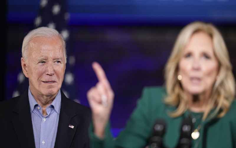 JOE AND JILL GAFFE AT WH EVENT, SHE TRIES TO DIRECT JOE OFF STAGE BUT IT GOES SOUTH