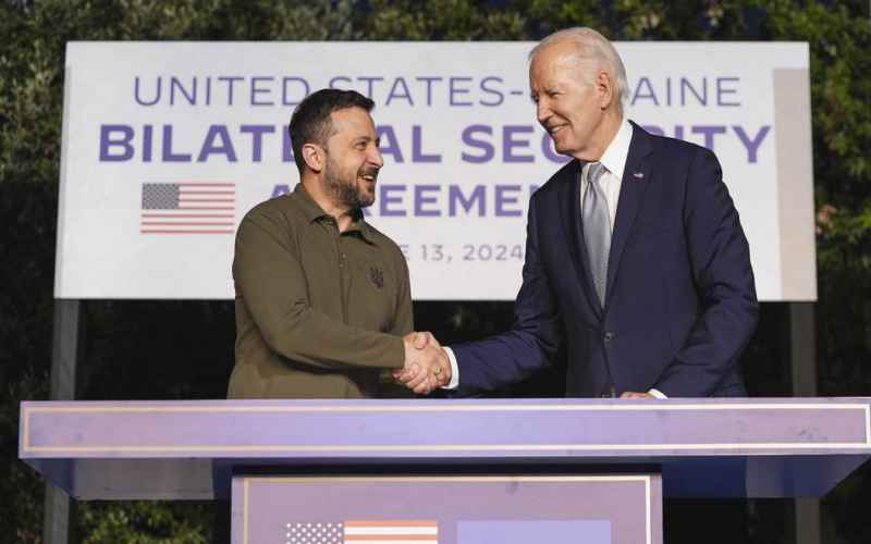  US Signs 10-Year Security Agreement With Ukraine at G7 Summit
