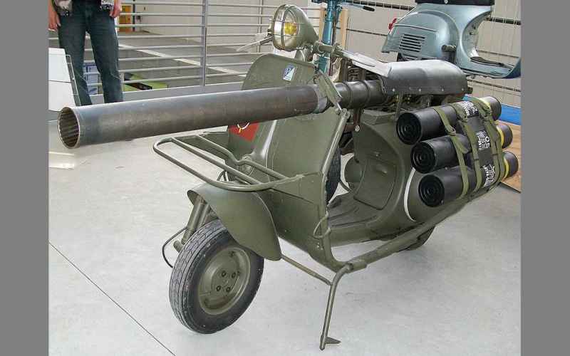  Military Oddities I – Warfare on the Cheap: The Vespa Anti-Tank Scooter