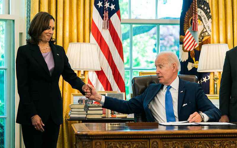  Harris Publicly Supports Biden, Privately She’s Measuring the Drapes