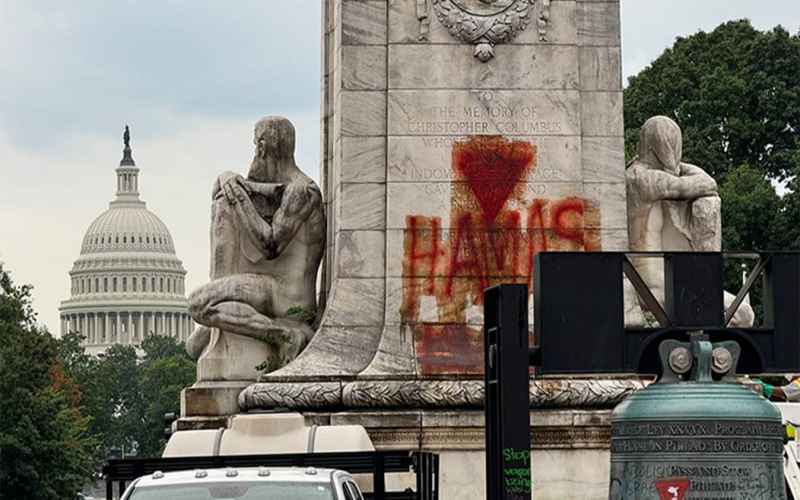  After Promoting Fiery 2020 Protests, Harris Condemns Vandalism, Hamas Support, and Flag Burning