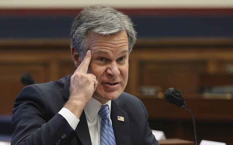  Trump Unloads on Chris Wray After FBI Boss Bizarrely Questions Whether He Was Actually Shot