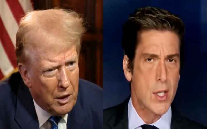  Trump Rips ‘Lightweight’ David Muir, Accuses ABC News