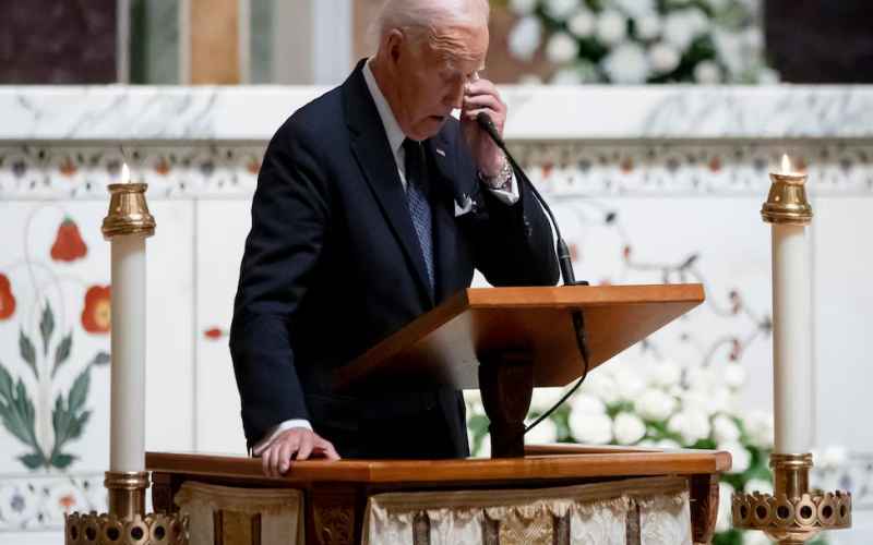  Biden Eulogizes Ethel Kennedy as ‘Hero’ Who Put Her Own Stamp on Country