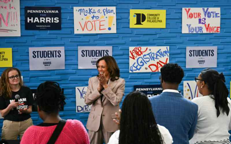  Harvard Harris Poll VP Leads Trump By Razor-Thin Margin
