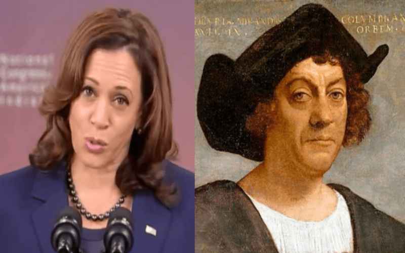  Harris’ Disrespectful Columbus Day Remarks Resurface, Fueling Backlash