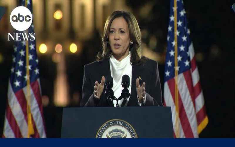  Harris in Ellipse Speech Warns of 2nd Trump Presidency