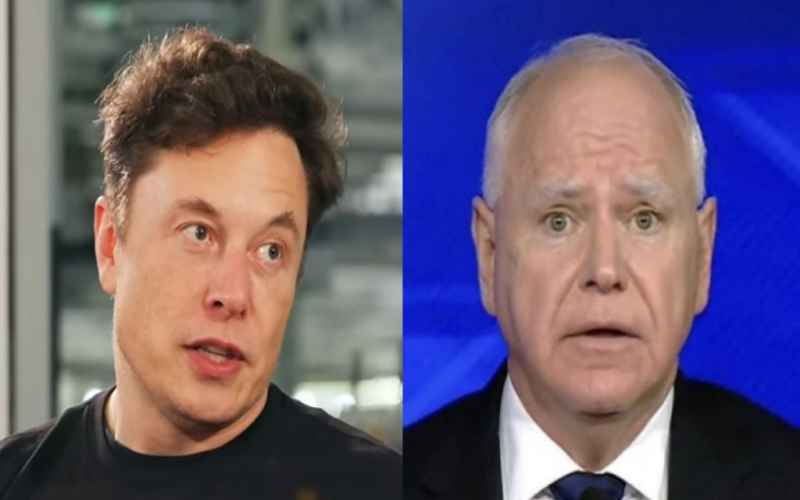  Elon Musk, Others Eviscerate Walz Over His Bizarre