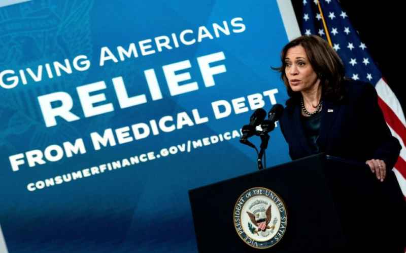  Harris Backs Slashing Medical Debt
