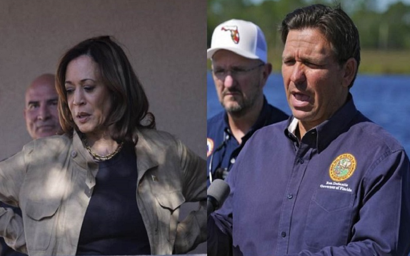  ‘She Has No Role in the Process’ DeSantis Blasts Harris for Sticking