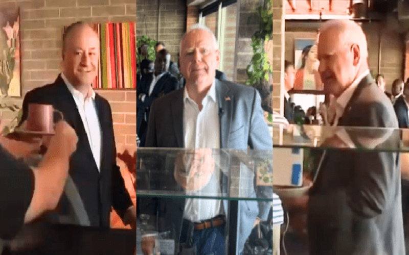  Walz, Harris’ Husband Trapped in Awkward Situation After Ordering Coffee Without