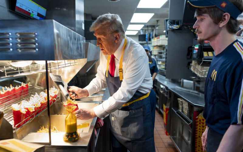  Trump’s McDonald’s Visit According to the Left As Shown by