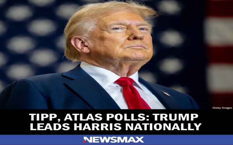  TIPP, Atlas Polls Trump Leads Harris Nationally