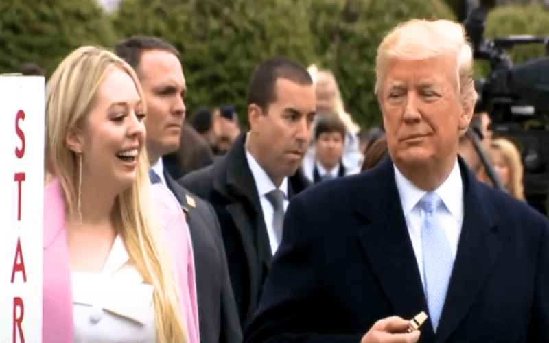  Trump Reveals His Daughter Tiffany is Pregnant During Detroit Speech