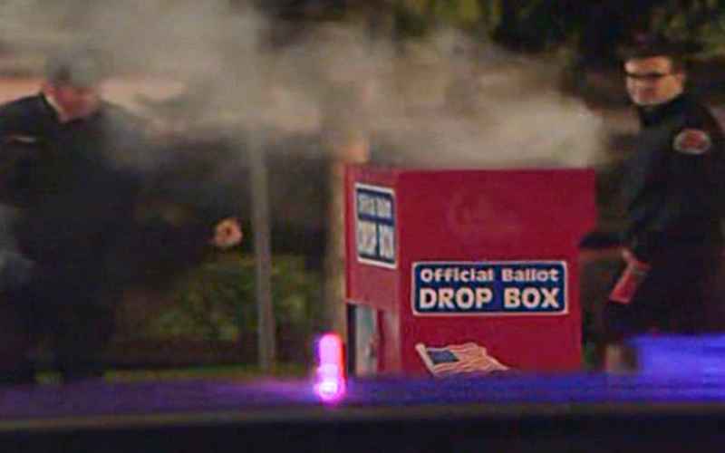  Oregon Police Seek Help ID’ing Ballot Box Arson Suspect