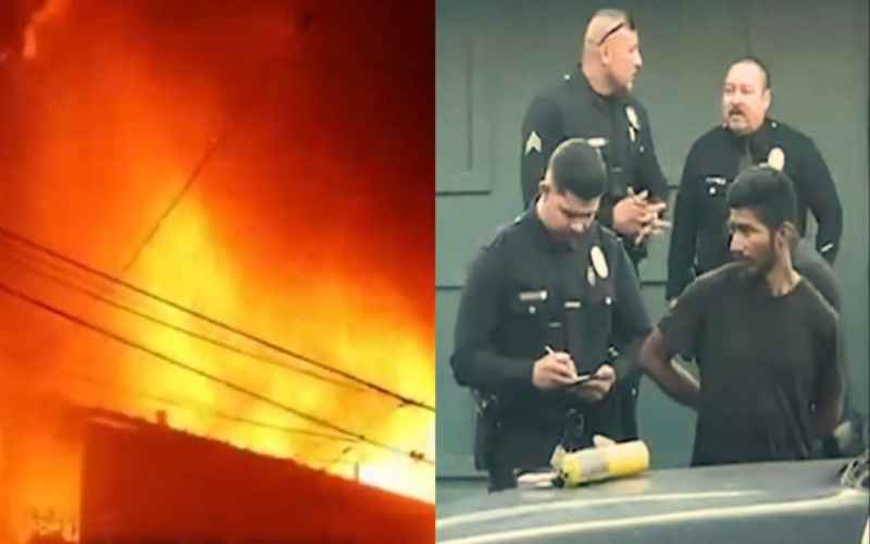  Breaking Suspect With ‘Flamethrower’ Arrested as California Wildfires Rage Out of Control