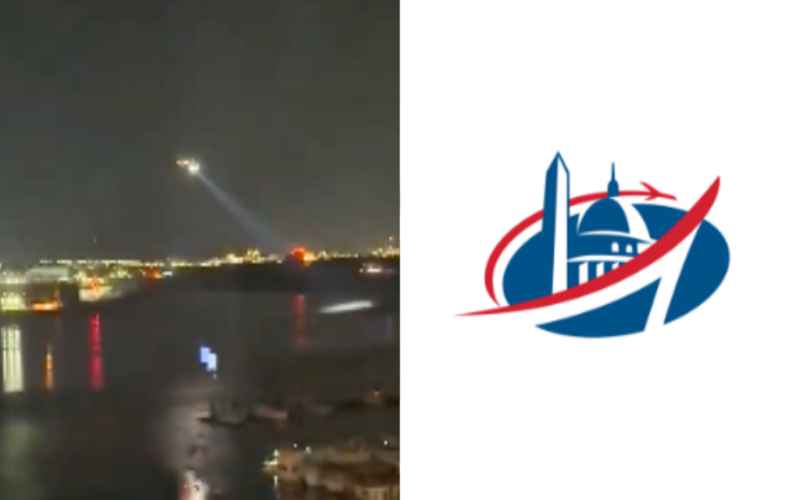  Aircraft Crashes into Potomac River, Reagan National Airport Shuts Down as Fireboats Hit Scene