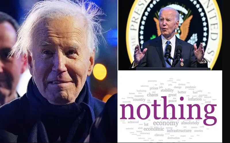  Daily Mail Poll. ‘Nothing’ Most Common Word for Biden Legacy