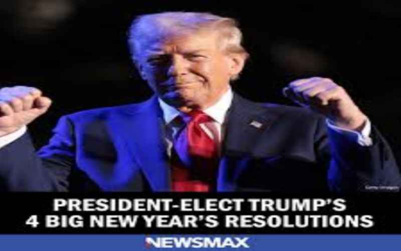  President-Elect Trump’s 4 Big New Year’s Resolutions