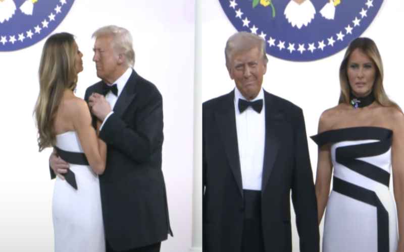  X Thrilled After Trump Dances With Swords Wife Melania as First Family Dazzles at