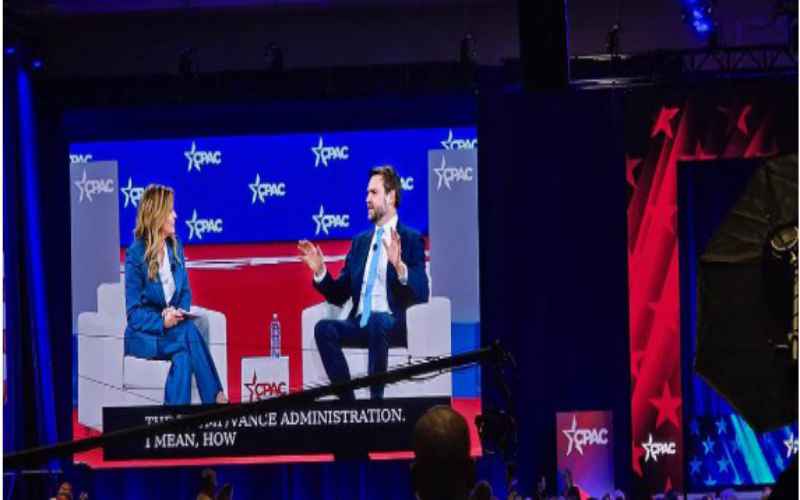  An Enthusiastic JD Vance Takes the Stage at CPAC 2025, Touts the Victories