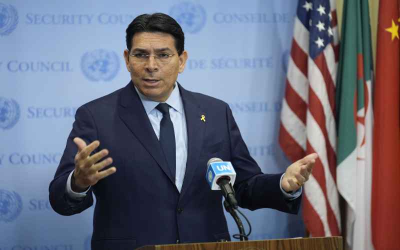  Israeli Amb. to UN Danon Palestinians Need to ‘Consent’ to Move