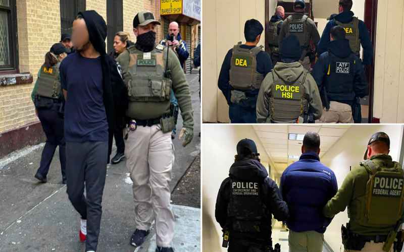  Over 7,400 Illegal Immigrants Arrested in US Over Last 9 Days