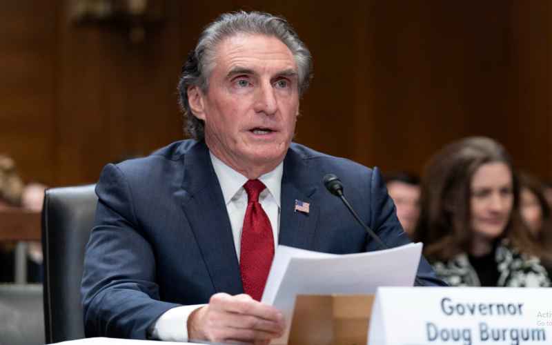  Interior Sec. Burgum. Trump Fighting Against ‘War on Mining’