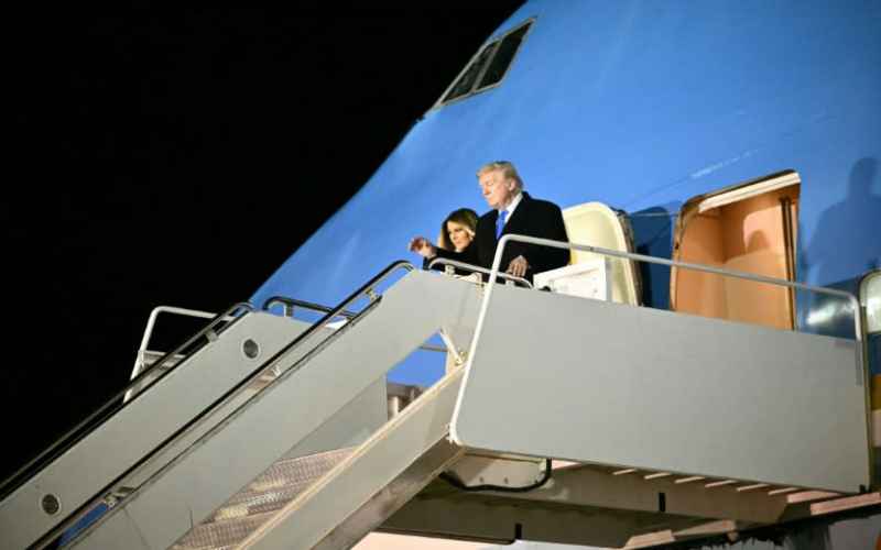  ‘Busy’ Trump Treats Melania to Air Force One Birthday Dinner
