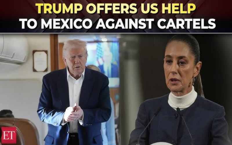  Mexican President Too Afraid of Cartels to Accept America’s Military Help, Trump Claims