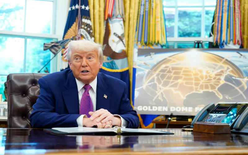  NKorea Slams Trump’s Golden Dome Defense System