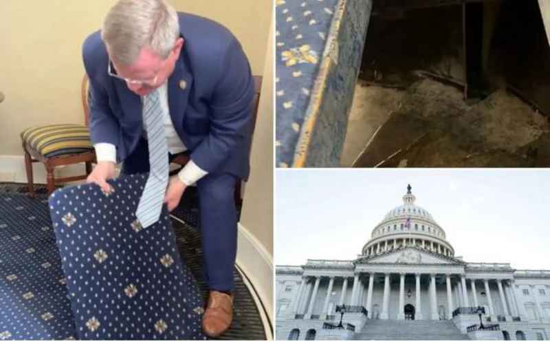  Secret Tunnel Beneath U.S. Capitol Revealed by Congressman Allegedly Used During British