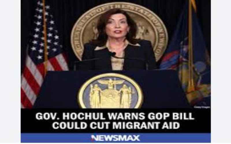  Hochul Warns GOP Bill Could Cut Migrant Aid