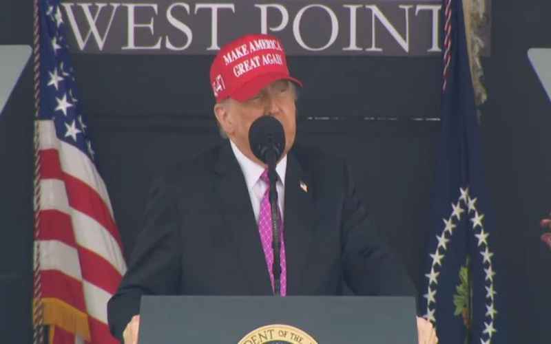  Trump Delivers Commencement Address at West Point